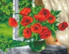 Маки в вазе